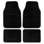 Σετ Μπροστινά και Πίσω Πατάκια Universal 4τμχ από Μοκέτα 33x45cm / 66x45cm Μαύρα 14504 AUTOLINE