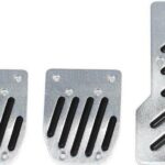 Σετ Πεταλιέρες Αυτοκινήτου Universal Ασημί 3τμχ 13368 Autoline