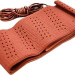 Κάλυμμα Τιμονιού Αυτοκινήτου Ραφτό με Διάμετρο 36-40εκ. από Δερματίνη Καφέ 21924 Autoline