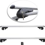 Μπάρα Οροφής Αλουμινίου B 120εκ. για Κάραβαν (Σετ με πόδια και κλειδαριά) 13314 Autoline