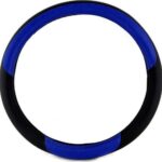 Κάλυμμα Τιμονιού Αυτοκινήτου με Διάμετρο 36εκ. Δερμάτινο Μπλε 14151 Autoline