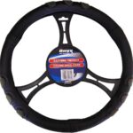 Κάλυμμα Τιμονιού Αυτοκινήτου με Διάμετρο 38εκ. Συνθετικό Μαύρο 21614 Autoline