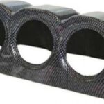 Βάση Οργάνων Ταμπλό Αυτοκινήτου Τριπλή Carbon 11660 Autoline