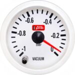 Όργανο Auto Gauge Οικονομόμετρο Λευκό 7 Colors Auto Gauge 11683 AUTOLINE