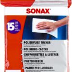 Συνθετικά Πανιά Γυαλίσματος για Αμάξωμα 15τμχ 422200 Sonax