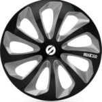 Σετ Τάσια Αυτοκινήτου Sicilia Pro 4τμχ 13" Μαύρο/Ασημί SPC1373BKSV Sparco