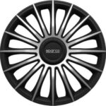 Σετ Τάσια Αυτοκινήτου Treviso 4τμχ 16" Μαύρο/Ασημί SPC1693BKSV Sparco