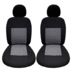 Σετ Καλύμματα Αυτοκινήτου 4τμχ Πολυεστερικά Prime Μαύρα 11636 Auto Gs