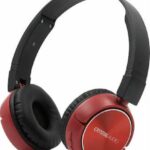 Crystal Audio BT-04 Ασύρματα/Ενσύρματα On Ear Ακουστικά με 10 ώρες Λειτουργίας Κόκκινα