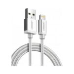 Ugreen Braided MFI UGREEN US199 i6 USB to Lightning Cable 2.4A Ασημί 1m 60161