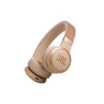 JBL Live 670NC Sandstone Ασύρματα/Ενσύρματα Over Ear Ακουστικά με 65 ώρες Λειτουργίας και Quick Charge JBLLIVE670NCSAT