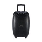 Akai ABTS-X10 PLUS Φορητό ηχείο Bluetooth με ενισχυτή, AWS, USB, AUX, FM, ασ. μικρόφωνο και χειριστήριο με υποδοχή για 2 μικρόφωνα και όργανο – 50W RMS