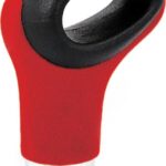 Πόμολο Ταχυτήτων 11261 Αλκαντάρα Μαύρο / Κόκκινο Autoline