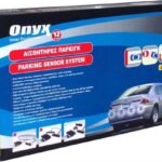 Onyx Σύστημα Παρκαρίσματος Αυτοκινήτου Καθρέπτης με Buzzer και 4 Αισθητήρες 21mm σε Μαύρο Χρώμα 10258