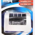 Ποτηροθήκη Αυτοκινήτου LK512 1 Θέσης για Αεραγωγό Ασημί 21523 Onyx AUTOLINE