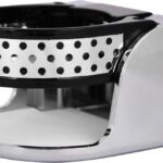 Ποτηροθήκη Αυτοκινήτου Silver Plate 1 Θέσης για Αεραγωγό 10149 AUTOLINE