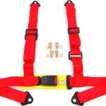 Ζώνη Ασφαλείας 4 Σημείων 10215 Κόκκινο Autoline