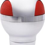 Πόμολο Ταχυτήτων Glow 13392 Δερματίνη Κόκκινο/Ασημί Autoline