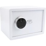 Olympia GOsafe 2.0 120FP White Χρηματοκιβώτιο με Ψηφιακό Κλείδωμα, Κλειδί και Δακτυλικό Αποτύπωμα, Ξενοδοχείου Διαστάσεων Μ25xΠ35xΥ25cm με Βάρος 14kg 7103