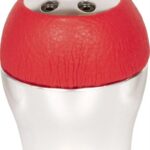 Πόμολο Ταχυτήτων Δερμάτινο Ασημί/κόκκινο (Mεγάλο Άνοιγμα) 11253  Autoline