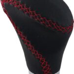 Πόμολο Ταχυτήτων Μαύρο Red Stitch 14007 Autoline