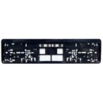 Πλαίσιο Πινακίδας Αυτοκινήτου Πλαστικό 53 x 14cm Μαύρο 20368 Auto Gs