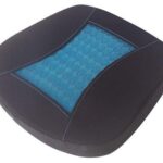 Μαξιλαράκι Καθίσματος Gel Μαύρο / Μπλε 41x38x5,5cm Auto Gs