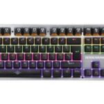 Zeroground KB-2950G Simeto V2.0 Gaming Μηχανικό Πληκτρολόγιο με Custom Blue διακόπτες και RGB φωτισμό (Αγγλικό US) Ασημί