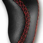 Πόμολο ταχυτήτων με Κόκκινες Ραφές Μαύρο 37072 Auto Gs