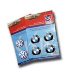 Αυτοκόλλητα Σήματα Bmw 6cm για Ζάντες Αυτοκινήτου 4τμχ 41088 Auto Gs