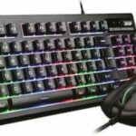 Zeroground KB-1800GUMS Aochi Σετ Gaming Πληκτρολόγιο Tenkeyless με RGB φωτισμό & Ποντίκι (Αγγλικό US)