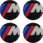 Αυτοκόλλητα Σήματα Bmw M 6cm για Ζάντες Αυτοκινήτου 4τμχ 41214 Auto Gs