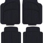 Premium Σετ Μπροστινά και Πίσω Πατάκια Universal 4τμχ από Λάστιχο Μαύρα 21012 Auto Gs