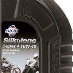 10W-40 Silkolene Super 4 Ημισυνθετικό Λάδι Μοτοσυκλέτας για Τετράχρονους Κινητήρες 1lt Fuchs