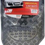 Σετ Μπροστινά και Πίσω Πατάκια Universal 4τμχ από Αλουμίνιο Carbon Μαύρα 33401 Auto Gs