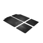 Σετ Μπροστινά και Πίσω Πατάκια Universal 4τμχ από Λάστιχο Μαύρα 21998 Auto Gs