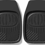 Μπροστινά Πατάκια Universal Τύπου Σκαφάκι 2τμχ από Λάστιχο Μαύρα 21006 Auto Gs