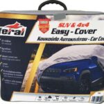Premium Αδιάβροχη Κουκούλα Αυτοκινήτου με Τσάντα Μεταφοράς 440x185x145cm Medium για SUV/JEEP 13226 Feral