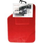 Σετ Μπροστινά και Πίσω Πατάκια Universal 5τμχ από Μοκέτα Κόκκινα 33610 Auto Gs