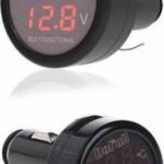 Ψηφιακό Βολτόμετρο / Θερμόμετρο Αυτοκινήτου με Θύρα Φόρτισης USB 99103 Auto Gs