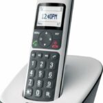 ΑΣΥΡΜΑΤΟ ΤΗΛΕΦΩΝΟ ΣΥΜΒΑΤΟ ΜΕ ΑΚΟΥΣΤΙΚΑ ΒΑΡΗΚΟΐΑΣ ΜΕ ΦΡΑΓΗ ΑΡΙΘΜΩΝ ΓΚΡΙ ΧΡΩΜΑ CD5001 MOTOROLA