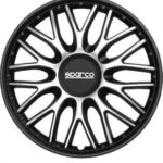 Σετ Τάσια Αυτοκινήτου Roma 4τμχ 13" Μαύρο/Ασημί SPC1396SVBK Sparco