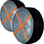 Autoline SnowFlow 72 Αντιολισθητικές Χιονοκουβέρτες για Επιβατικό Αυτοκίνητο 2τμχ 14352