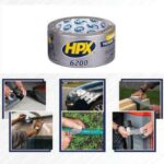 Silver 6200 Αυτοκόλλητη Υφασμάτινη Ταινία Γκρι 48mmx10m 620011122 HPX