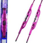 Σετ Μπροστινοί Υαλοκαθαριστήρες Αυτοκινήτου 530mm Κόκκινοι 11481 Autoline