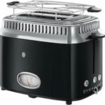 Russell Hobbs Retro Classic 21681-56 Φρυγανιέρα 2 Θέσεων 1200W Μαύρη