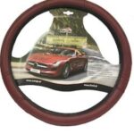 Κάλυμμα Τιμονιού Αυτοκινήτου με Διάμετρο 38εκ. από Δερματίνη Κόκκινο 12124 Auto Gs