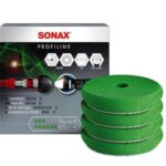 Sonax Profiline Σφουγγάρι (σετ 4) Γυαλίσματος πράσινο 3-6 κωνικό 85mm