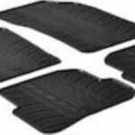 Gledring Σετ Μπροστινά και Πίσω Πατάκια 4τμχ από Λάστιχο για Audi A1 2010-2018 Μαύρα 0244