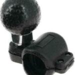 Auto Gs Τεμπέλης Τιμονιού Τύπου Golf Ball Μαύρο 20808